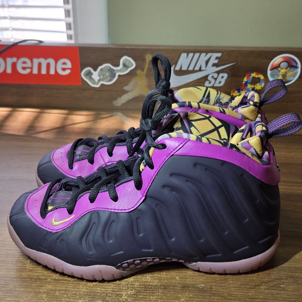 Nike Little Posite 1 GS In Cave Purple 2y